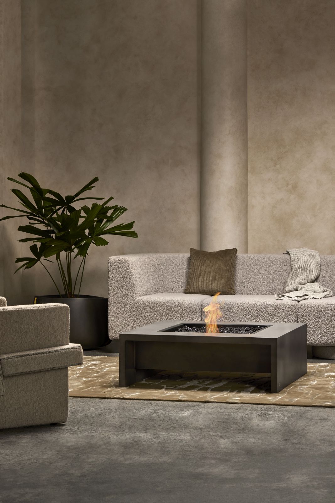 EcoSmart Fire - Mojito 40 - Fire Pit Table - Graphite