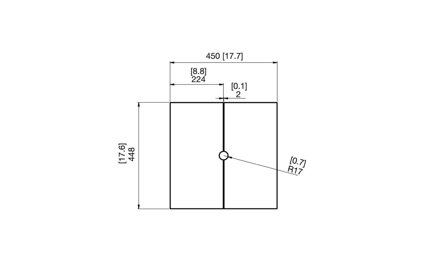 EcoSmart Fire - S18 Glass Cover Plate