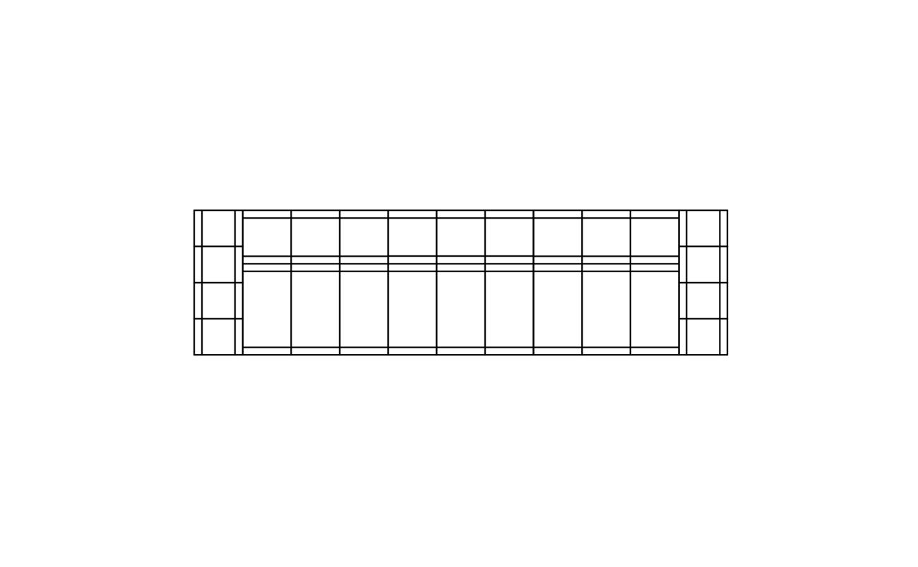 Connect Modular 3 Sofa - Indoor and Outdoor Modular Sofa