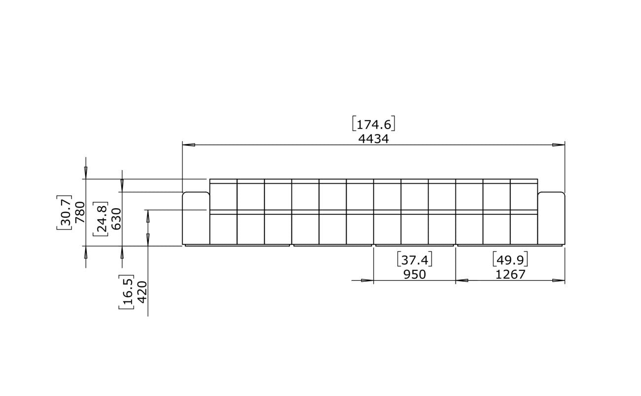 Connect Modular 4 Sofa - Indoor and Outdoor Modular Sofa
