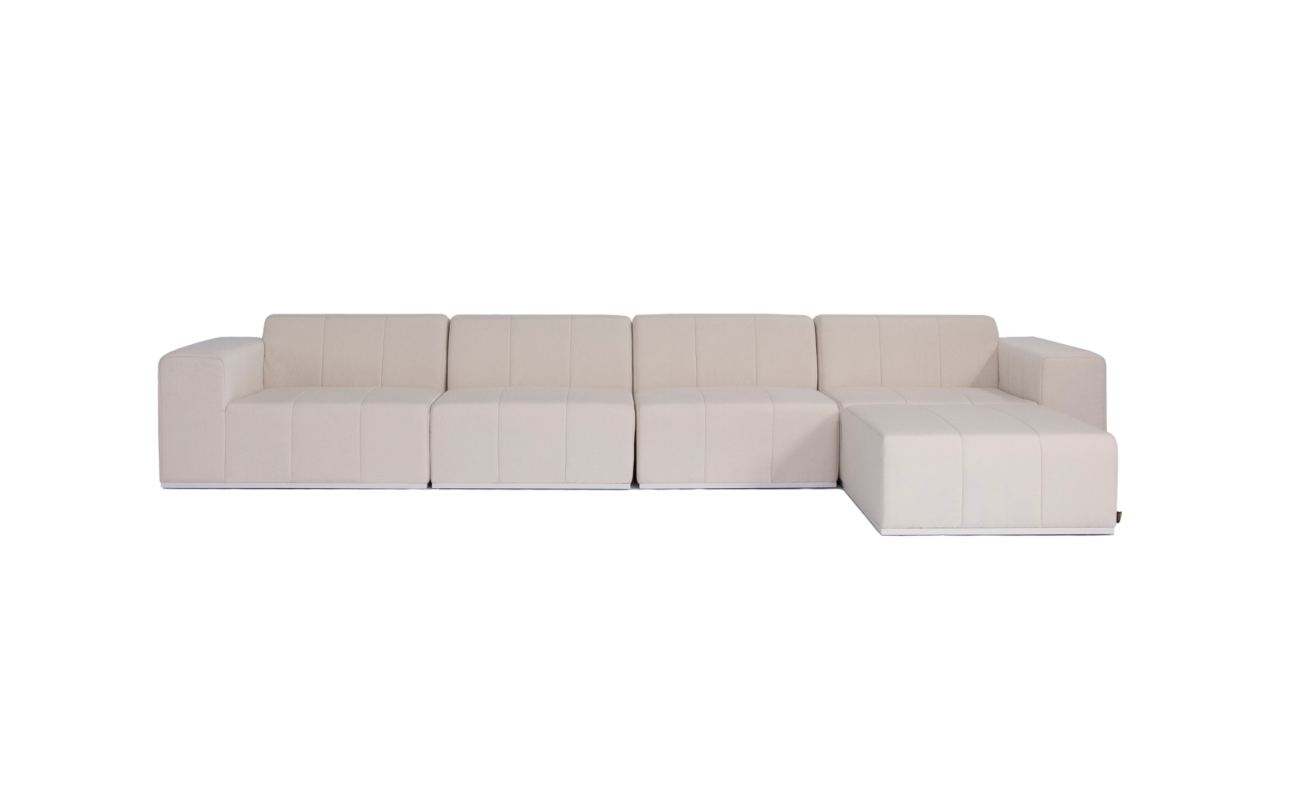 Connect Modular 5 Sofa Chaise - Indoor and Outdoor Modular Sofa