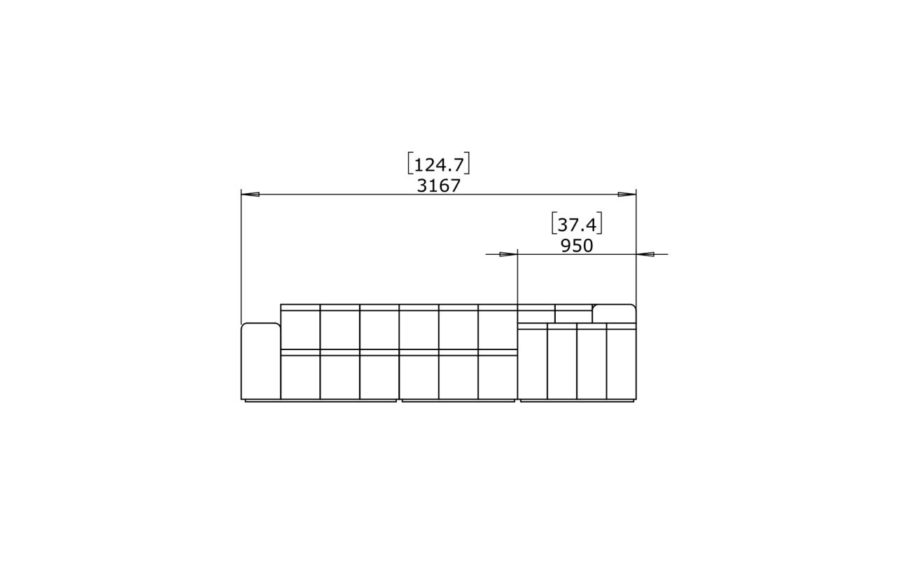 Connect Modular 6 L-Sectional - Indoor and Outdoor Modular Sofa
