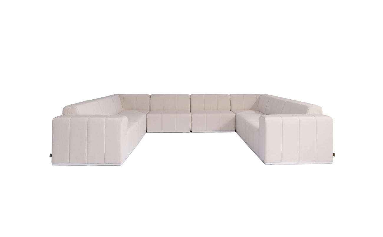 Connect Modular 8 U-Sofa Sectional - Indoor and Outdoor Modular Sofa