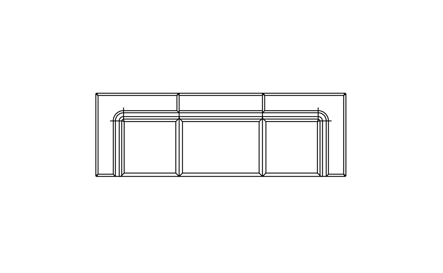 Relax Modular 3 Sofa - Indoor and Outdoor