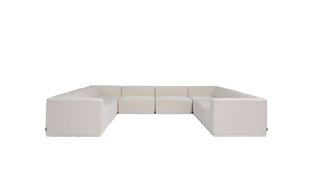 Relax Modular 8 U-Sofa Sectional - Indoor and Outdoor Modular Sofa