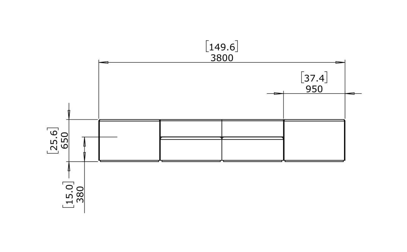 Relax Modular 8 U-Sofa Sectional - Indoor and Outdoor Modular Sofa