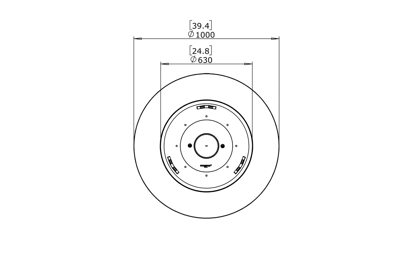 EcoSmart Fire - Pod 40 - Gas Fire Pit Bowl - Bone