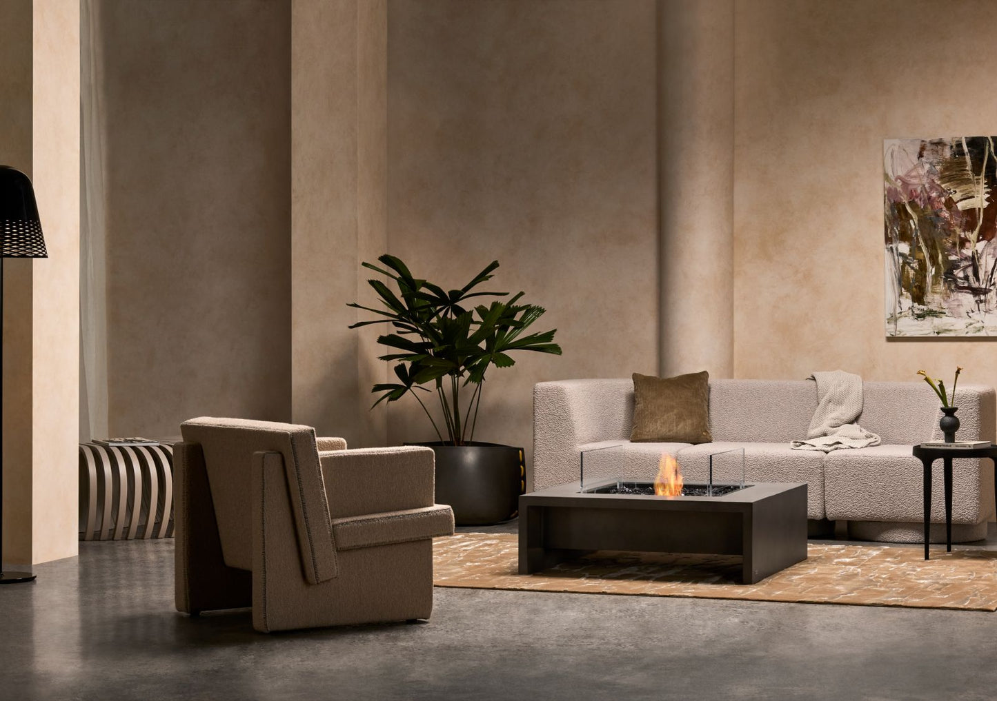 EcoSmart Fire - Mojito 40 - Gas Fire Pit Table - Graphite
