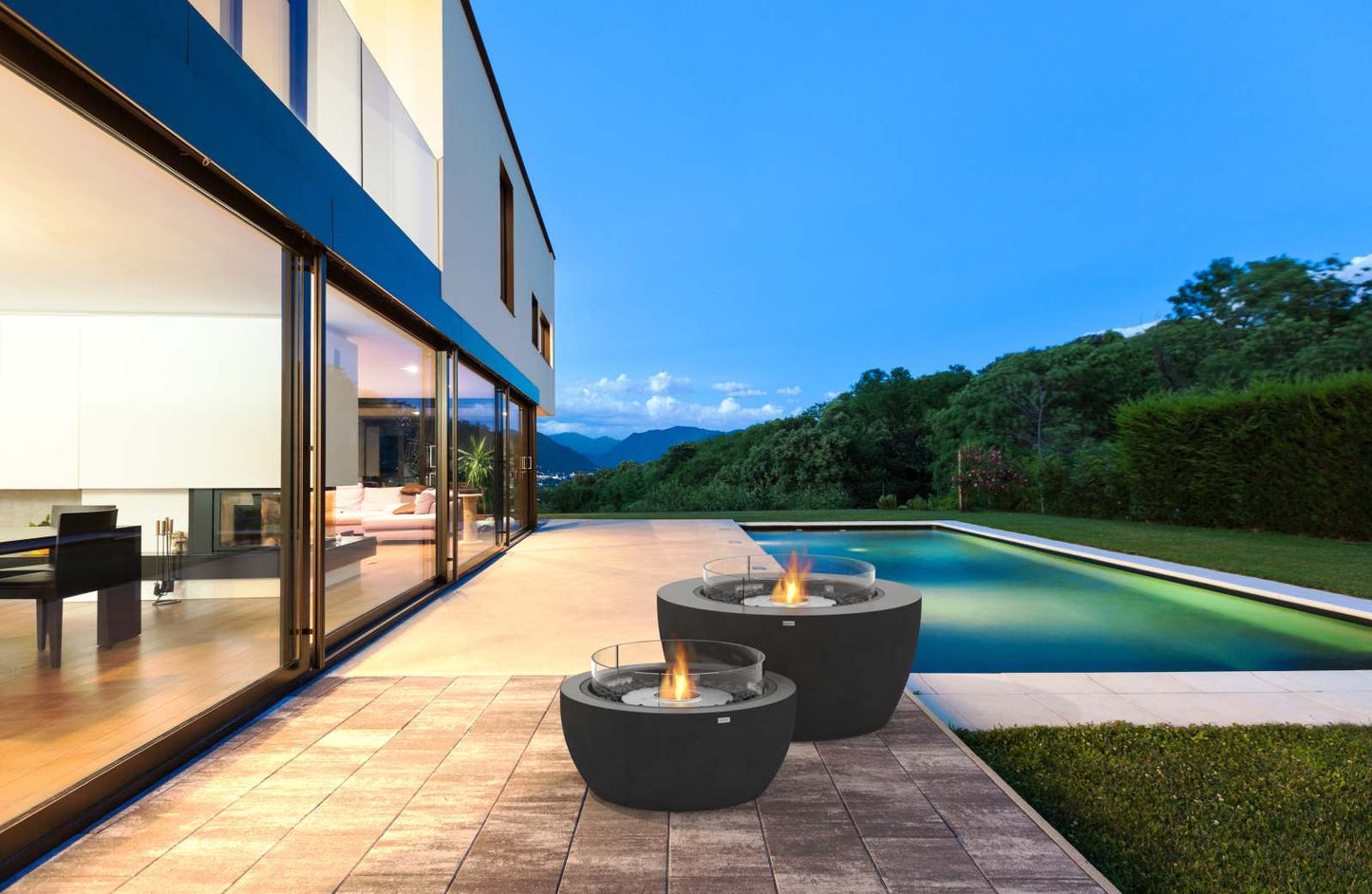 EcoSmart Fire - Pod 30 - Gas Fire Pit Bowl - Graphite