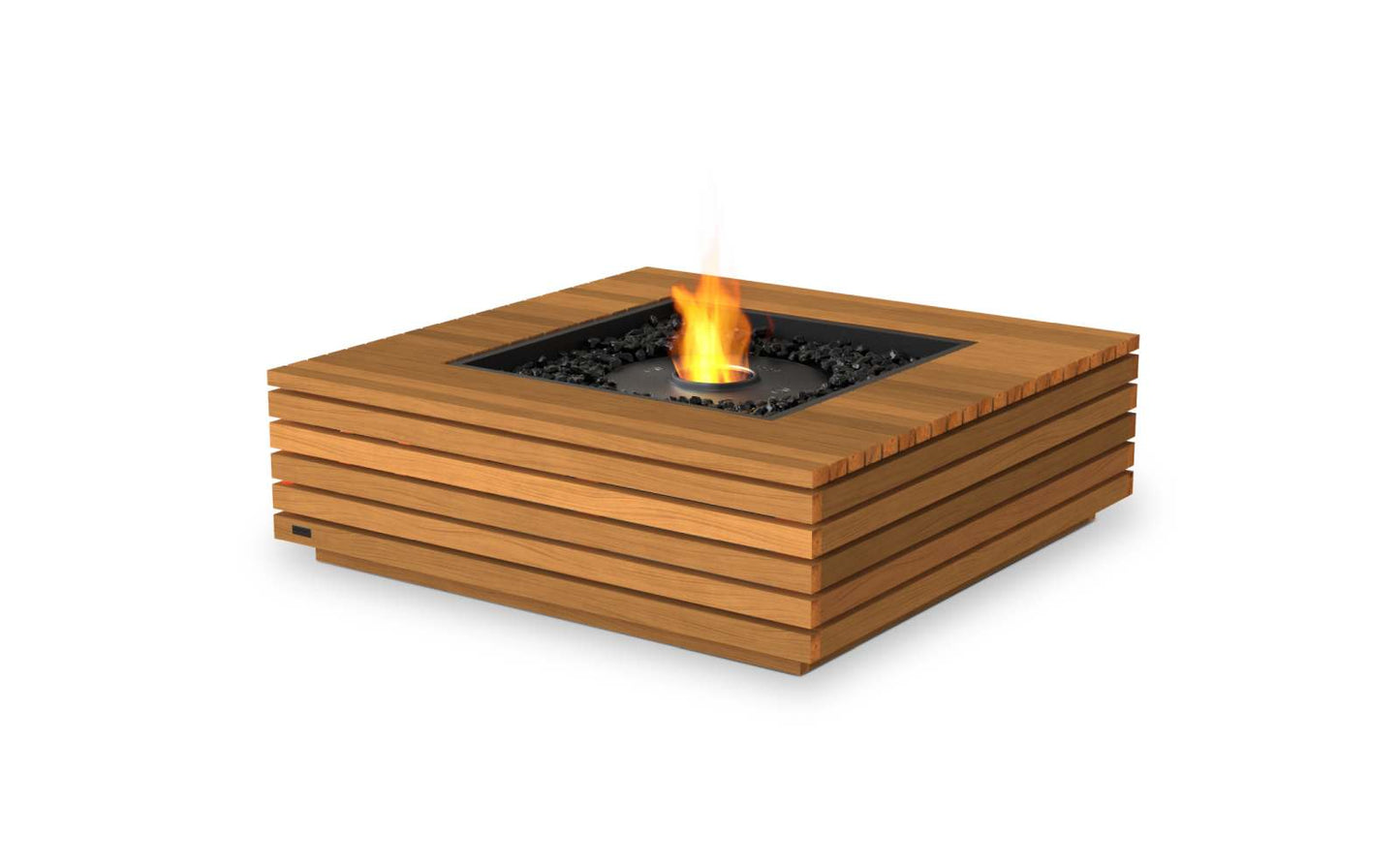 EcoSmart Fire - Base 40 - Fire Pit Table - Teak