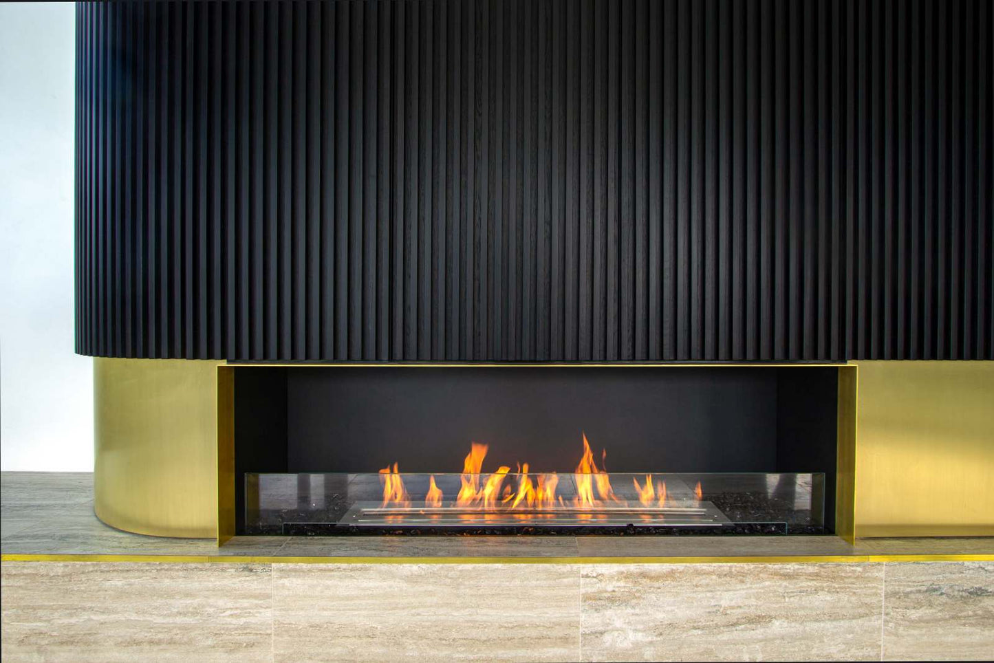 EcoSmart - Flex Fireplace 68SS - Single Sided - Black