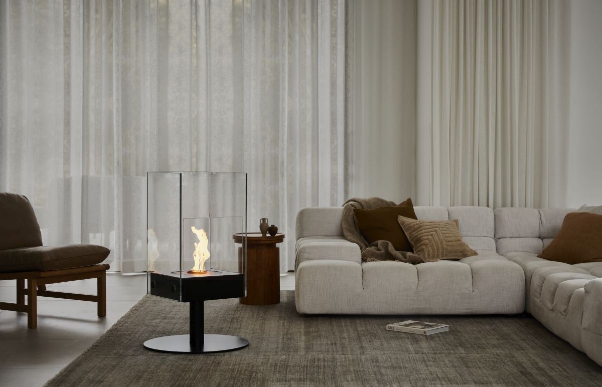 EcoSmart Fire - Orbit - Designer Fireplace - Black