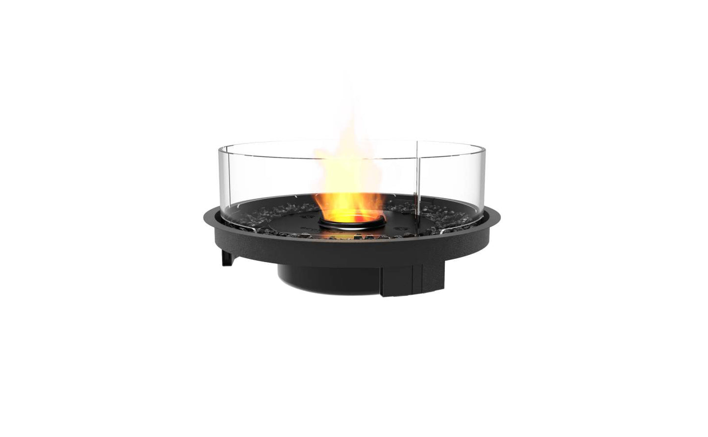 EcoSmart Fire - Round 20 - Fire Pit Kit - Black