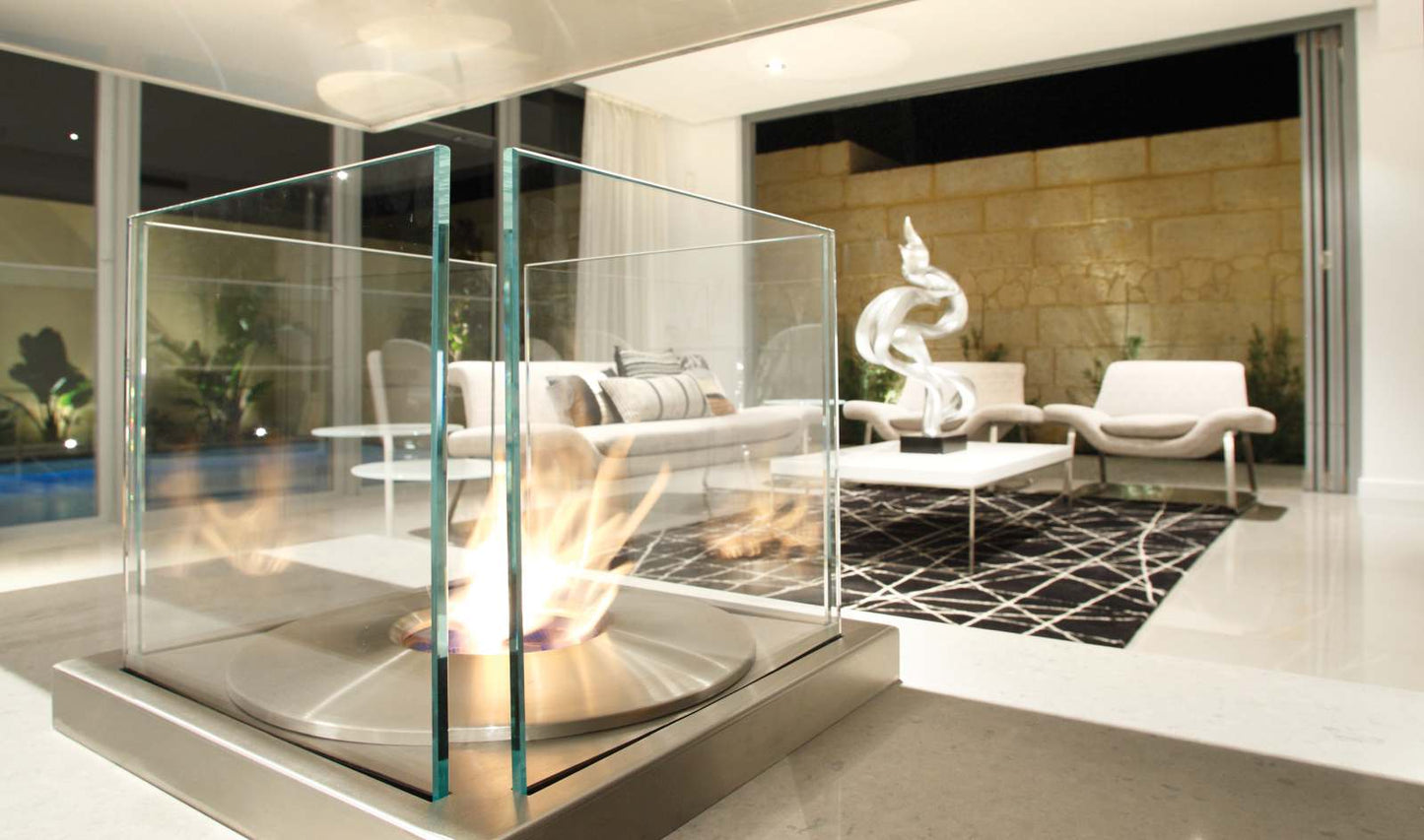 EcoSmart Fire - AB8 - Ethanol Burner - Stainless Steel