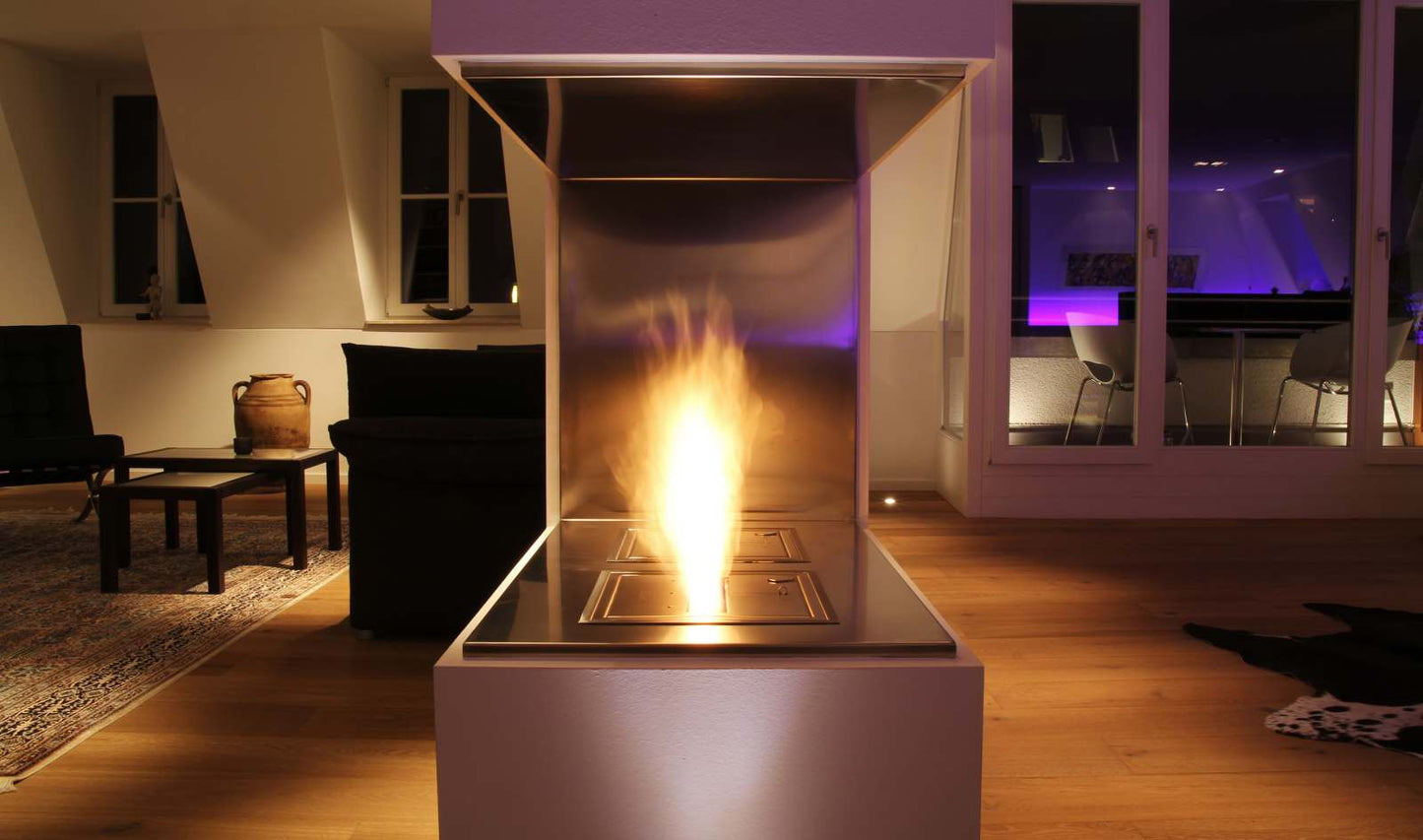 EcoSmart Fire - BK5 - Ethanol Burner - Stainless Steel