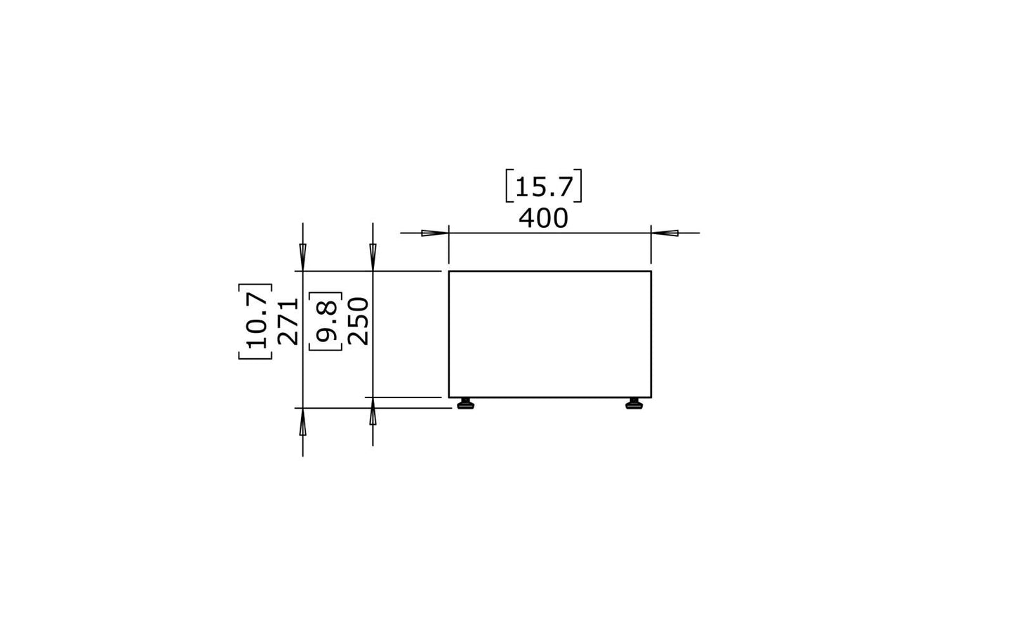 Blinde Design - Bloc L1 - Coffee Table - Graphite