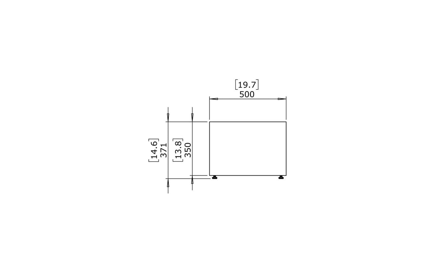 Blinde Design - Bloc L3 - Coffee Table - Graphite