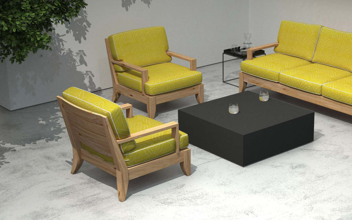 Blinde Design - Bloc L4 - Coffee Table - Graphite