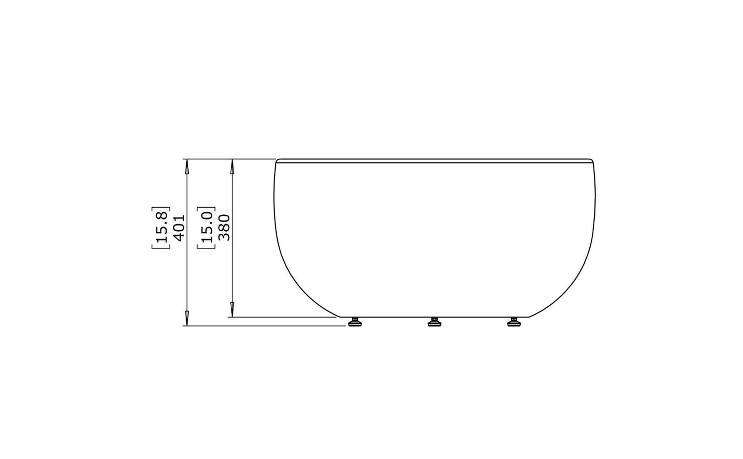 Blinde Design - Circ M1 - Coffee Table - Graphite