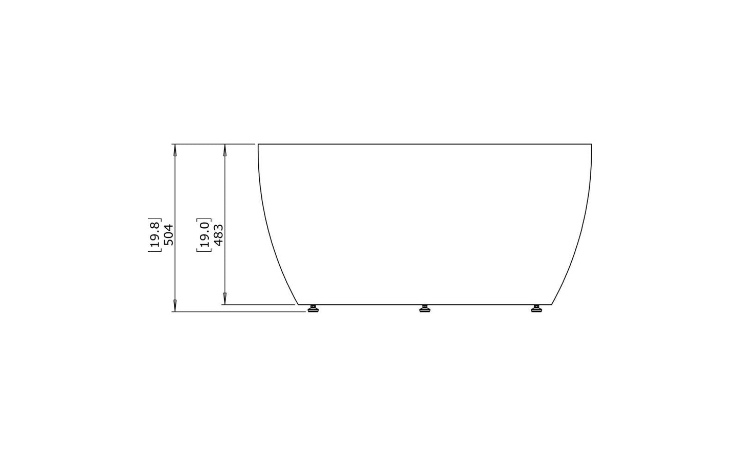 Blinde Design - Circ M2 - Coffee Table - Graphite