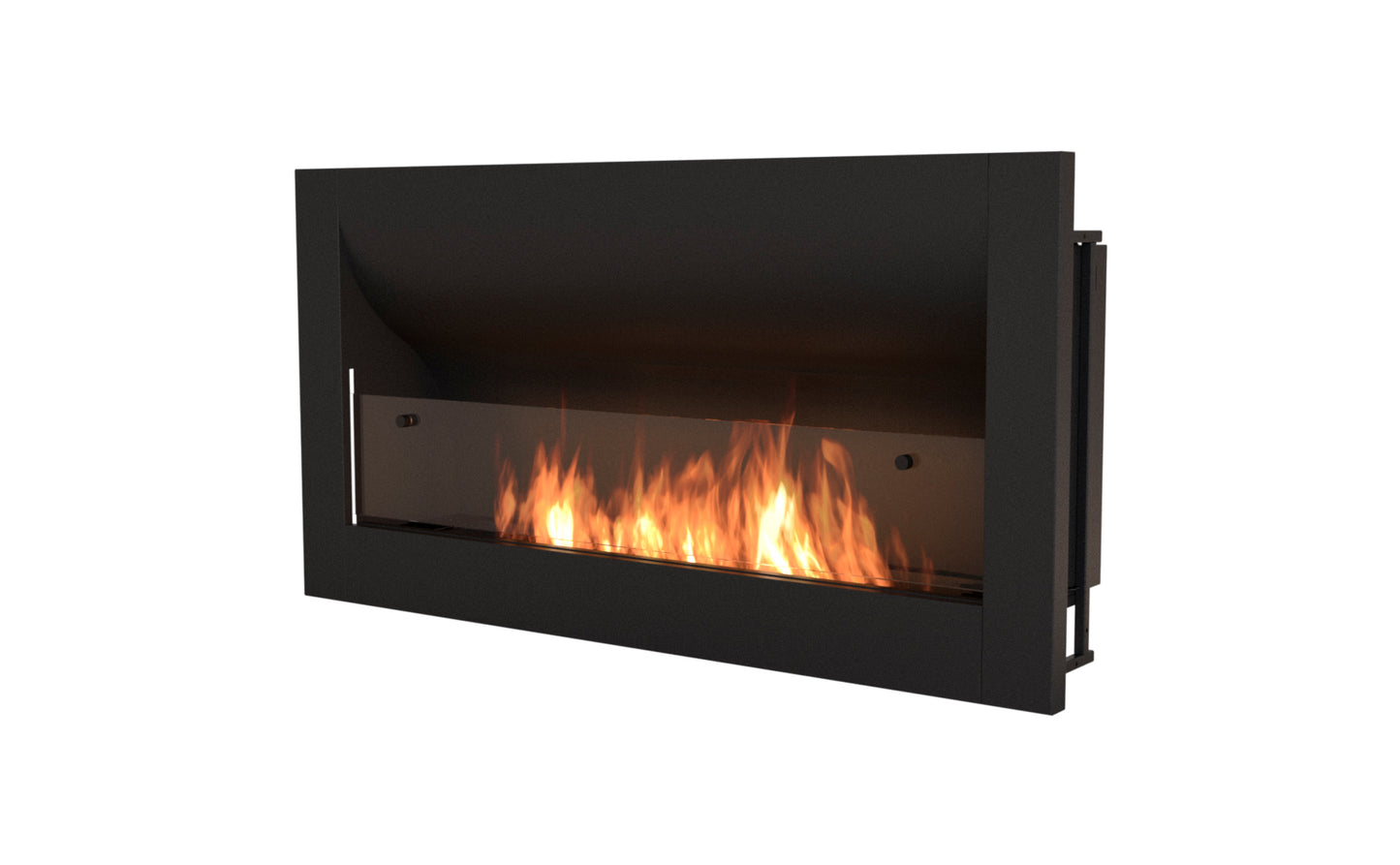 EcoSmart - Firebox 1400CV - Curved Fireplace - Black