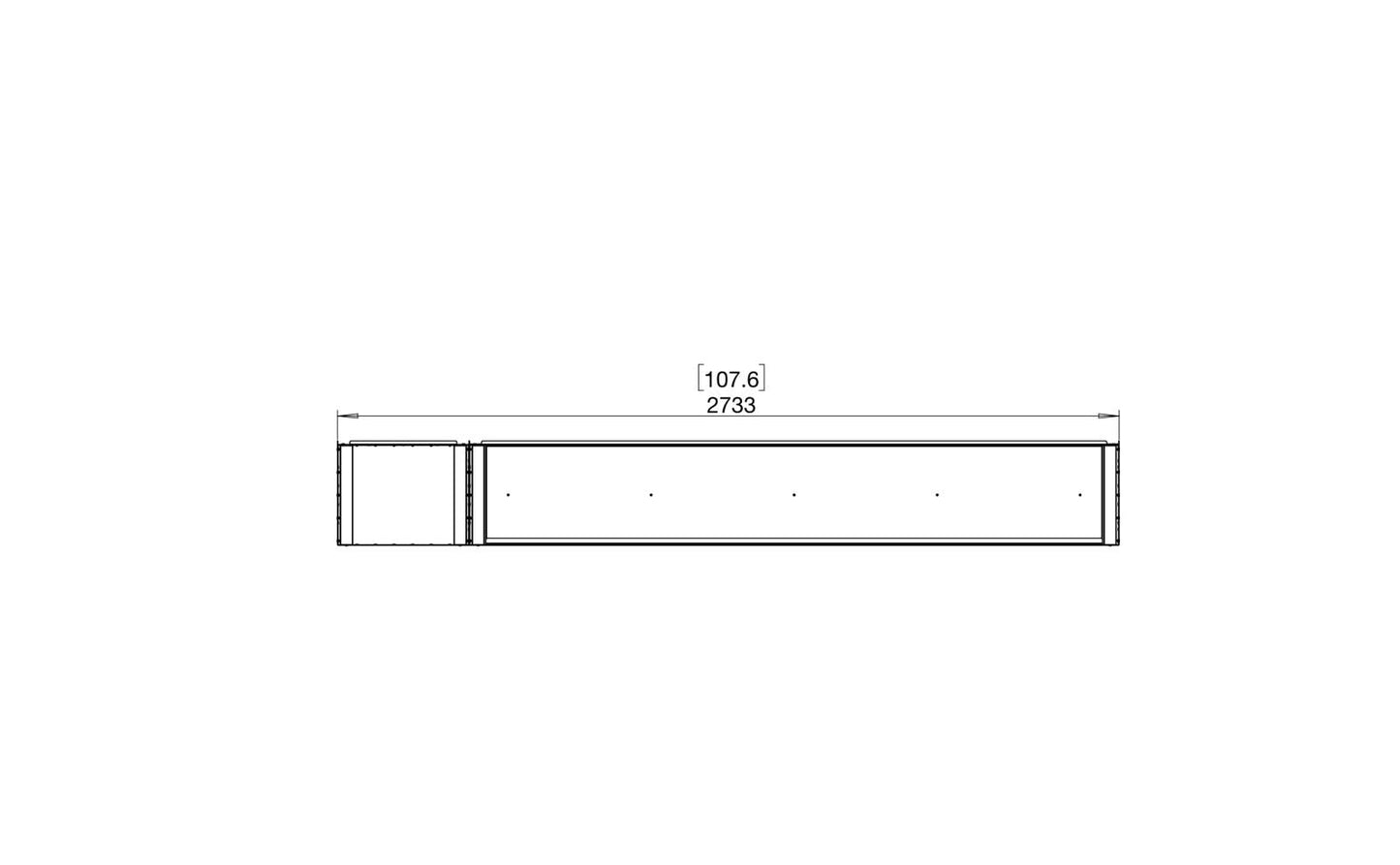 EcoSmart - Flex Fireplace 104BY.BXL - Bay - Black