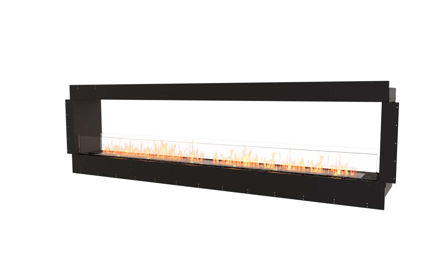 EcoSmart - Flex Fireplace 104DB - Double Sided - Black