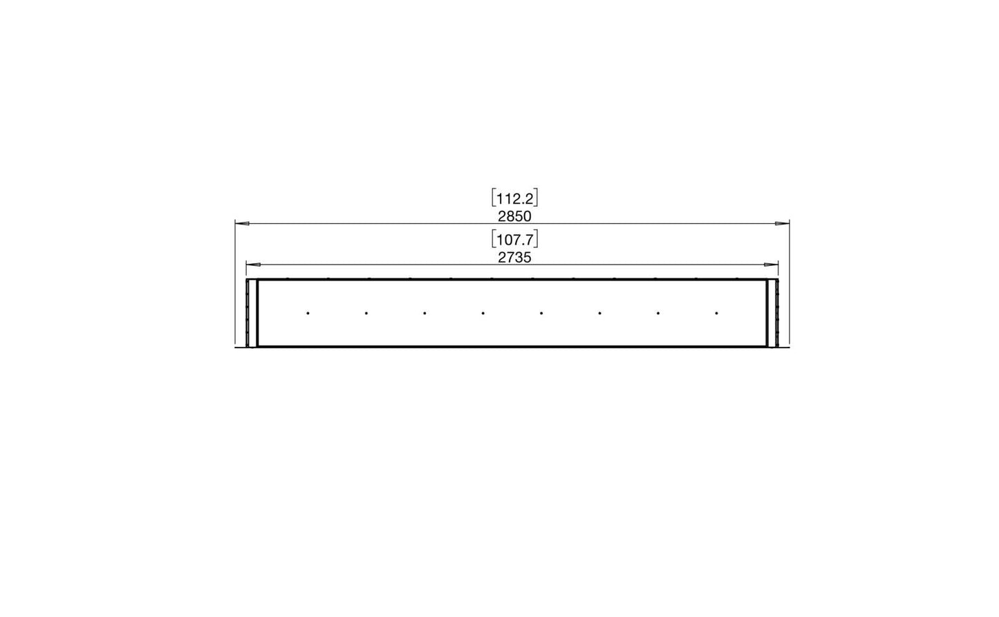 EcoSmart - Flex Fireplace 104DB - Double Sided - Black