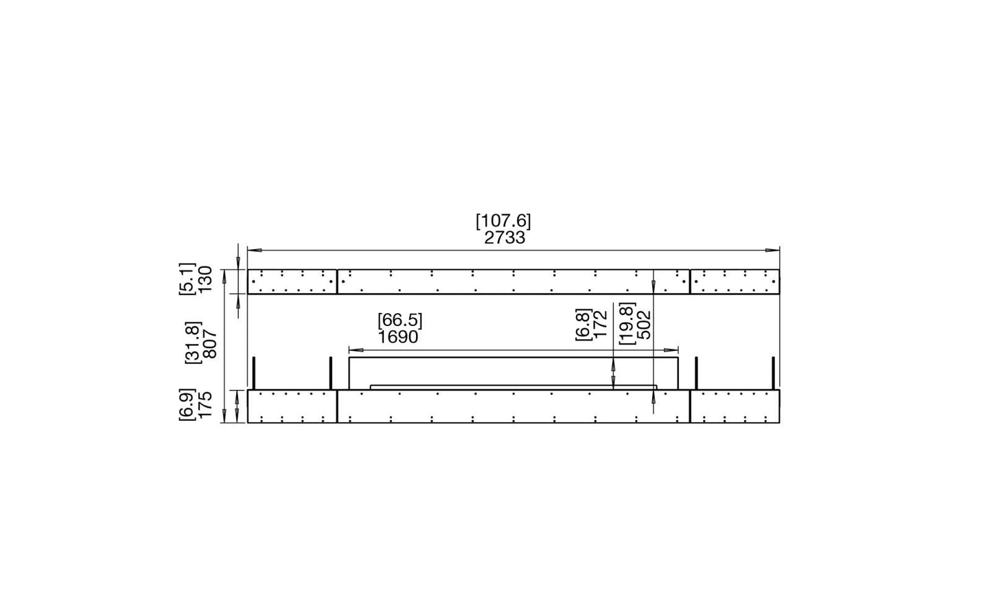EcoSmart - Flex Fireplace 104IL.BX2 - Island - Black