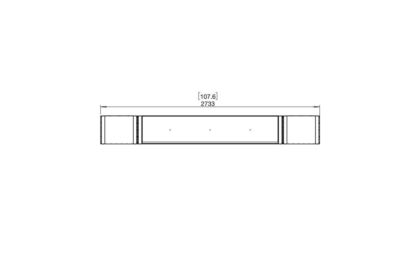 EcoSmart - Flex Fireplace 104IL.BX2 - Island - Black