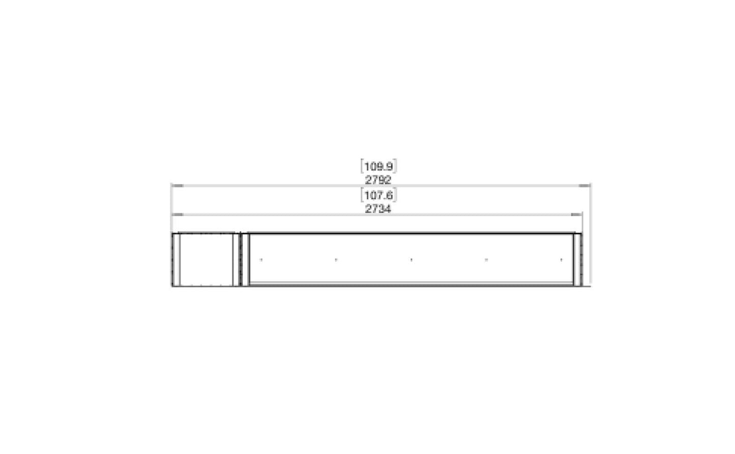 EcoSmart - Flex Fireplace 104LC.BXL - Left Corner - Black