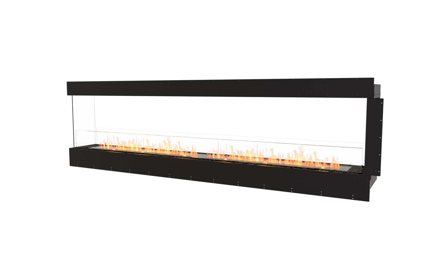 EcoSmart - Flex Fireplace 104PN - Peninsula - Black
