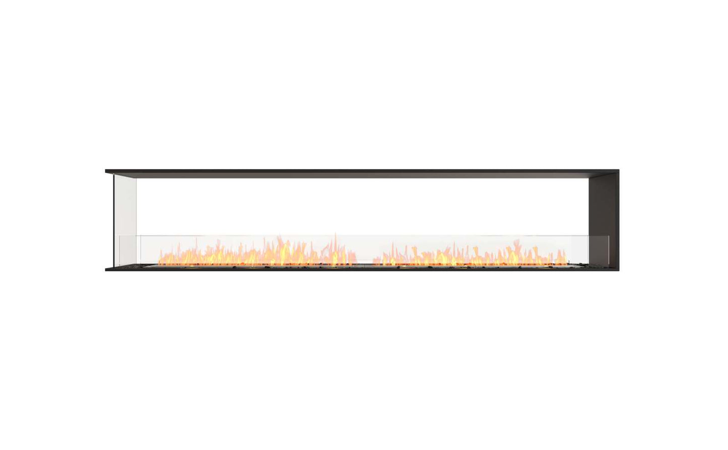 EcoSmart - Flex Fireplace 104PN - Peninsula - Black