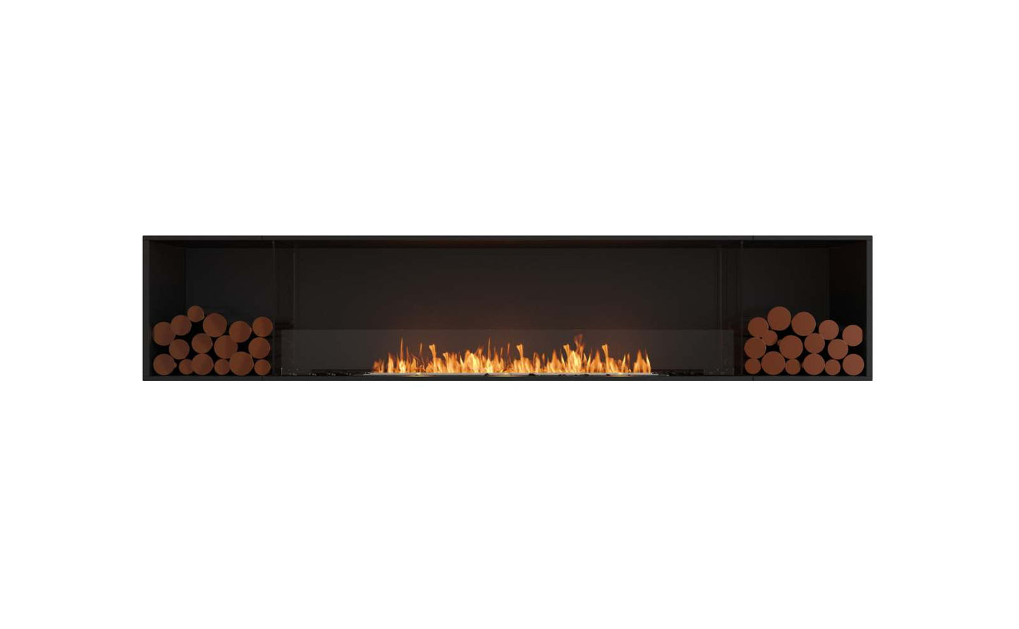 EcoSmart - Flex Fireplace 104SS.BX2 - Single Sided - Black