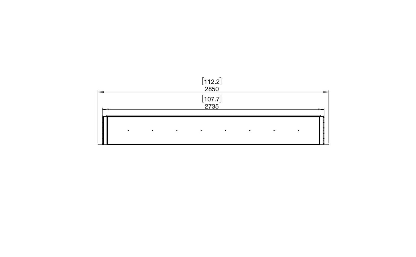 EcoSmart - Flex Fireplace 104SS - Single Sided - Black
