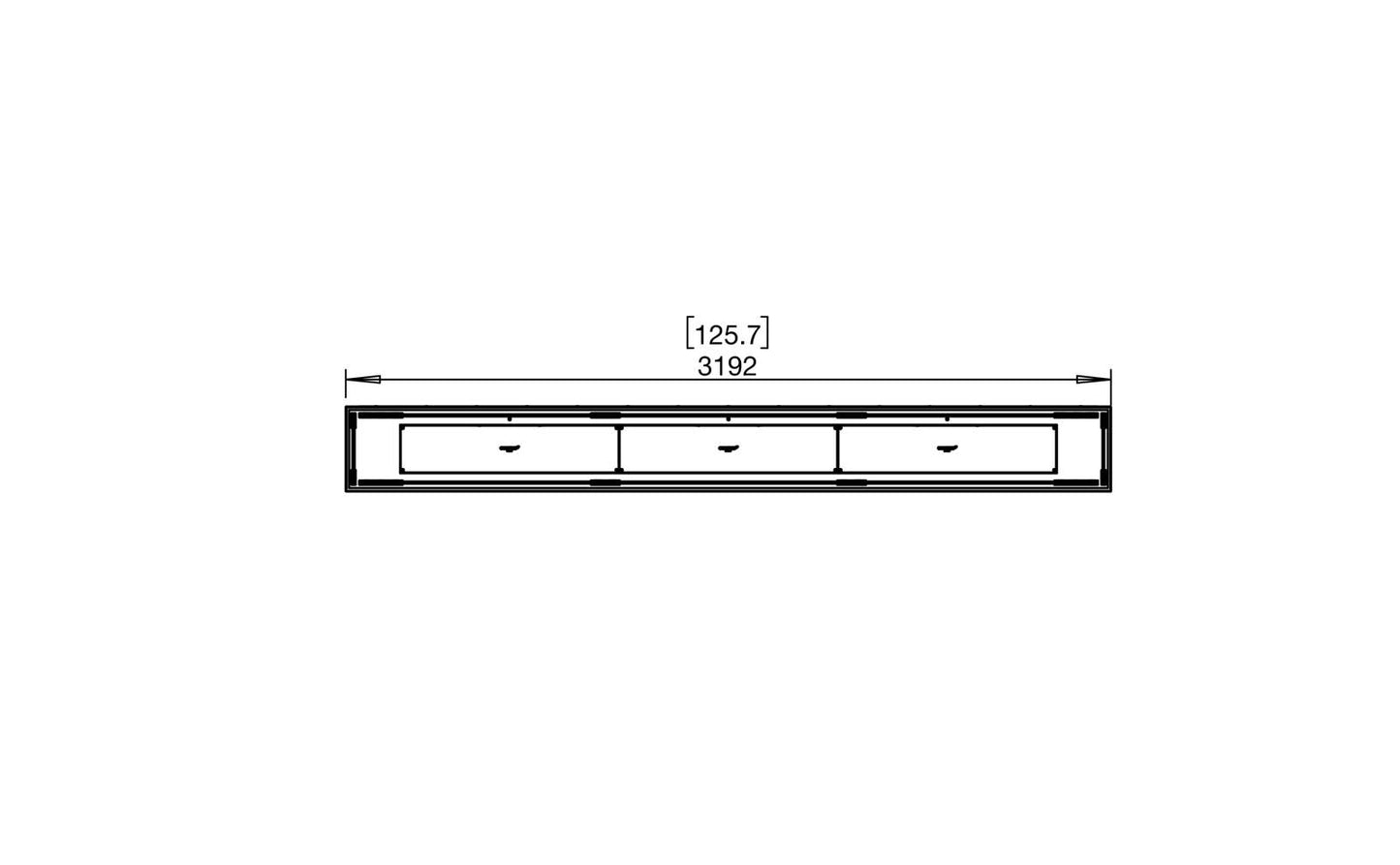 EcoSmart - Flex Fireplace 122BN - Bench - Black