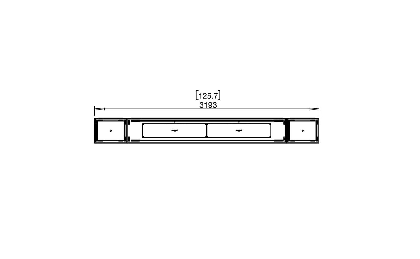 EcoSmart - Flex Fireplace 122IL.BX2 - Island - Black