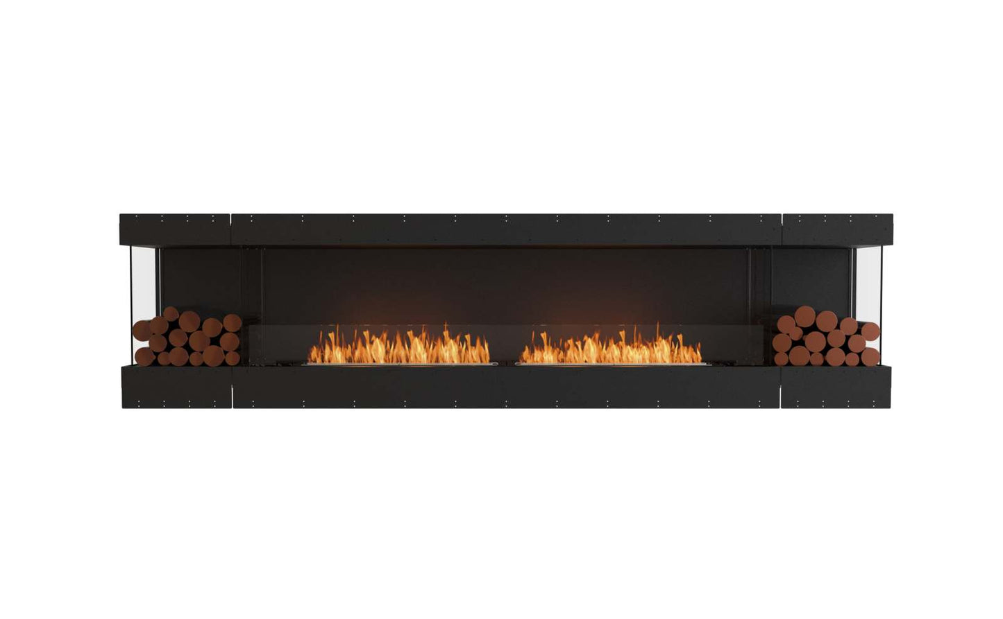 EcoSmart - Flex Fireplace 122BY.BX2 - Bay - Black