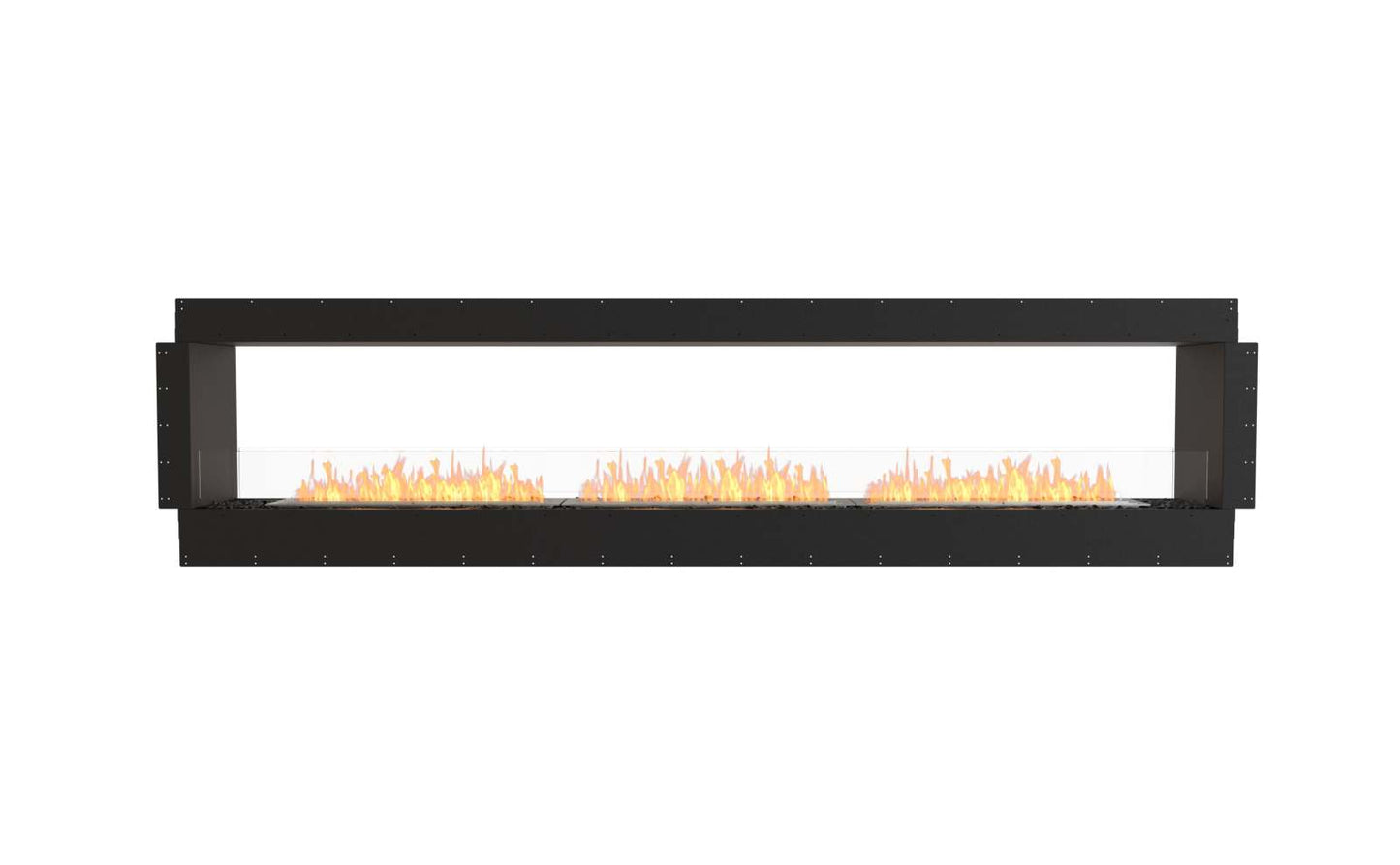 EcoSmart - Flex Fireplace 122DB - Double Sided - Black