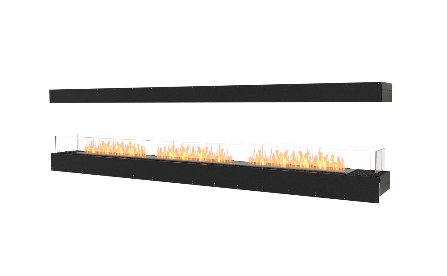 EcoSmart - Flex Fireplace 122IL - Island - Black