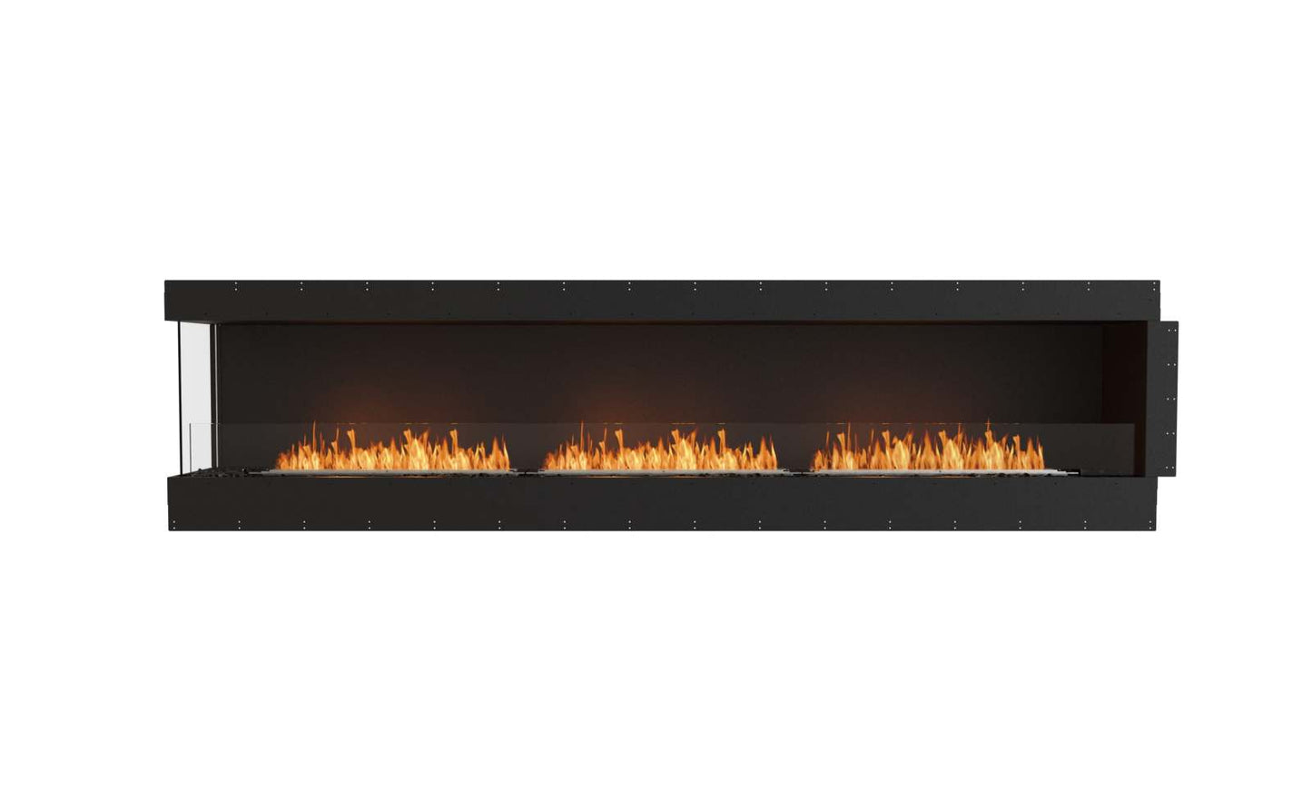 EcoSmart - Flex Fireplace 122LC - Left Corner - Black