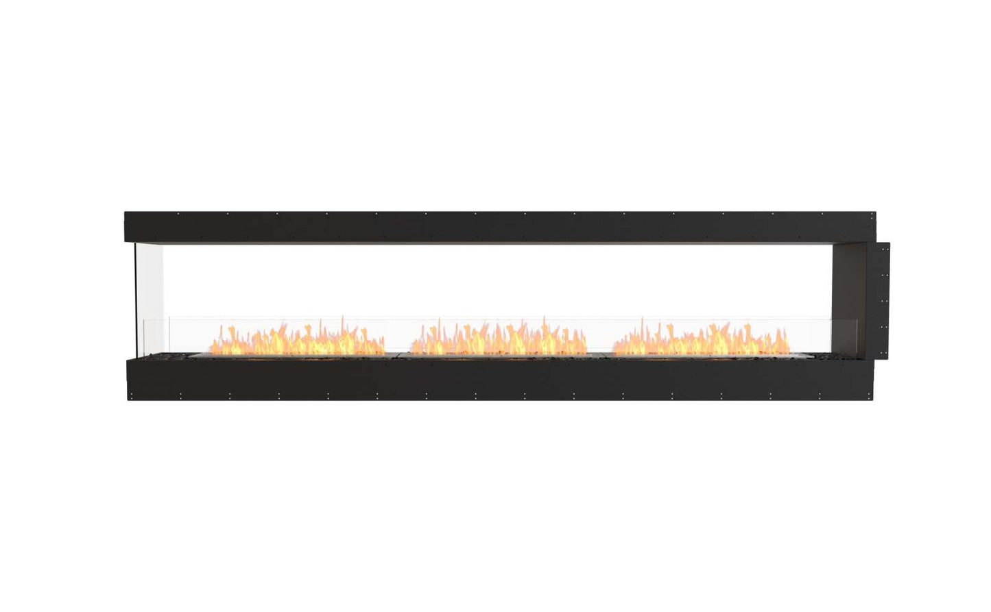 EcoSmart - Flex Fireplace 122PN - Peninsula - Black