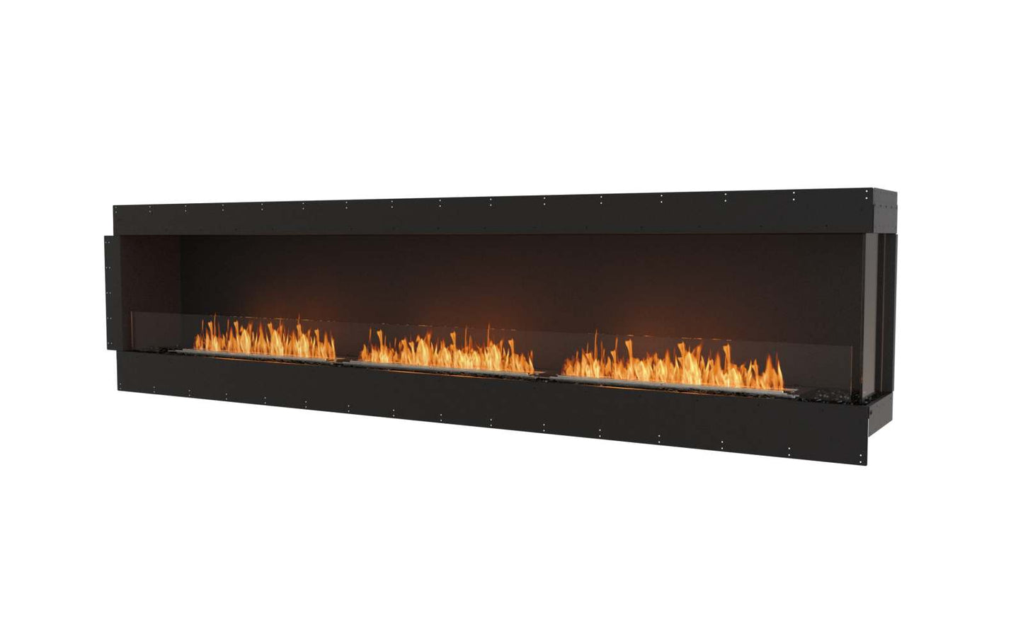 EcoSmart - Flex Fireplace 122RC - Right Corner - Black