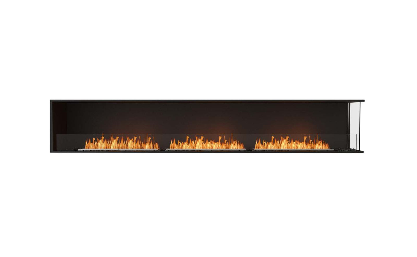EcoSmart - Flex Fireplace 122RC - Right Corner - Black