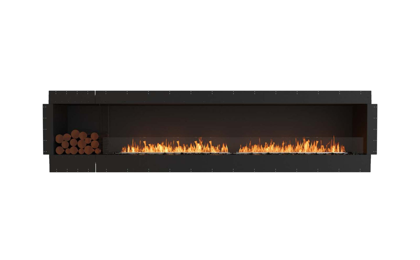 EcoSmart - Flex Fireplace 122SS.BXL - Single Sided - Black
