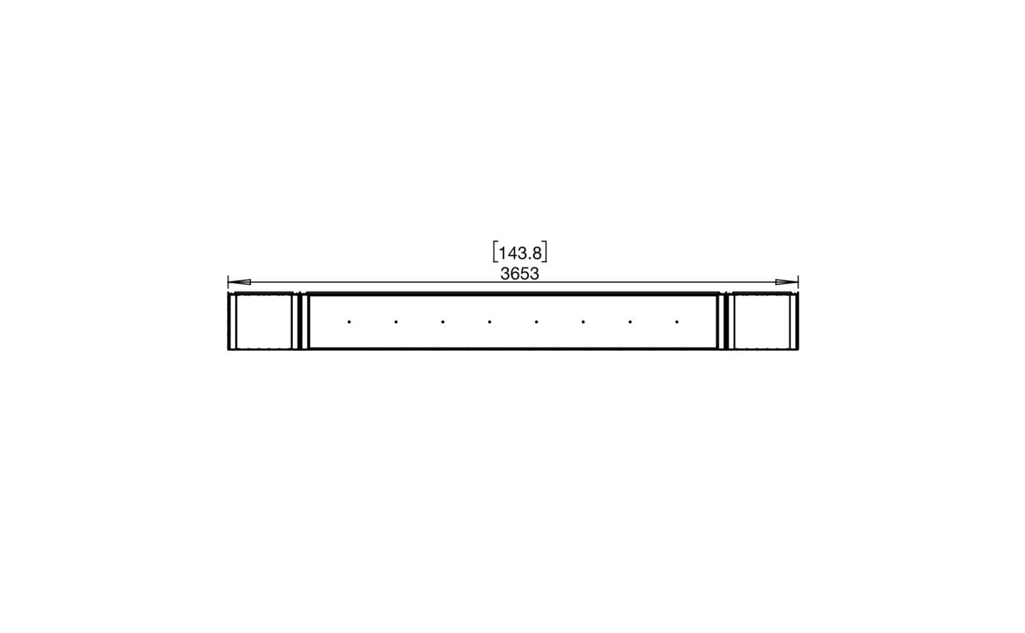 EcoSmart - Flex Fireplace 140BY.BX2 - Bay - Black
