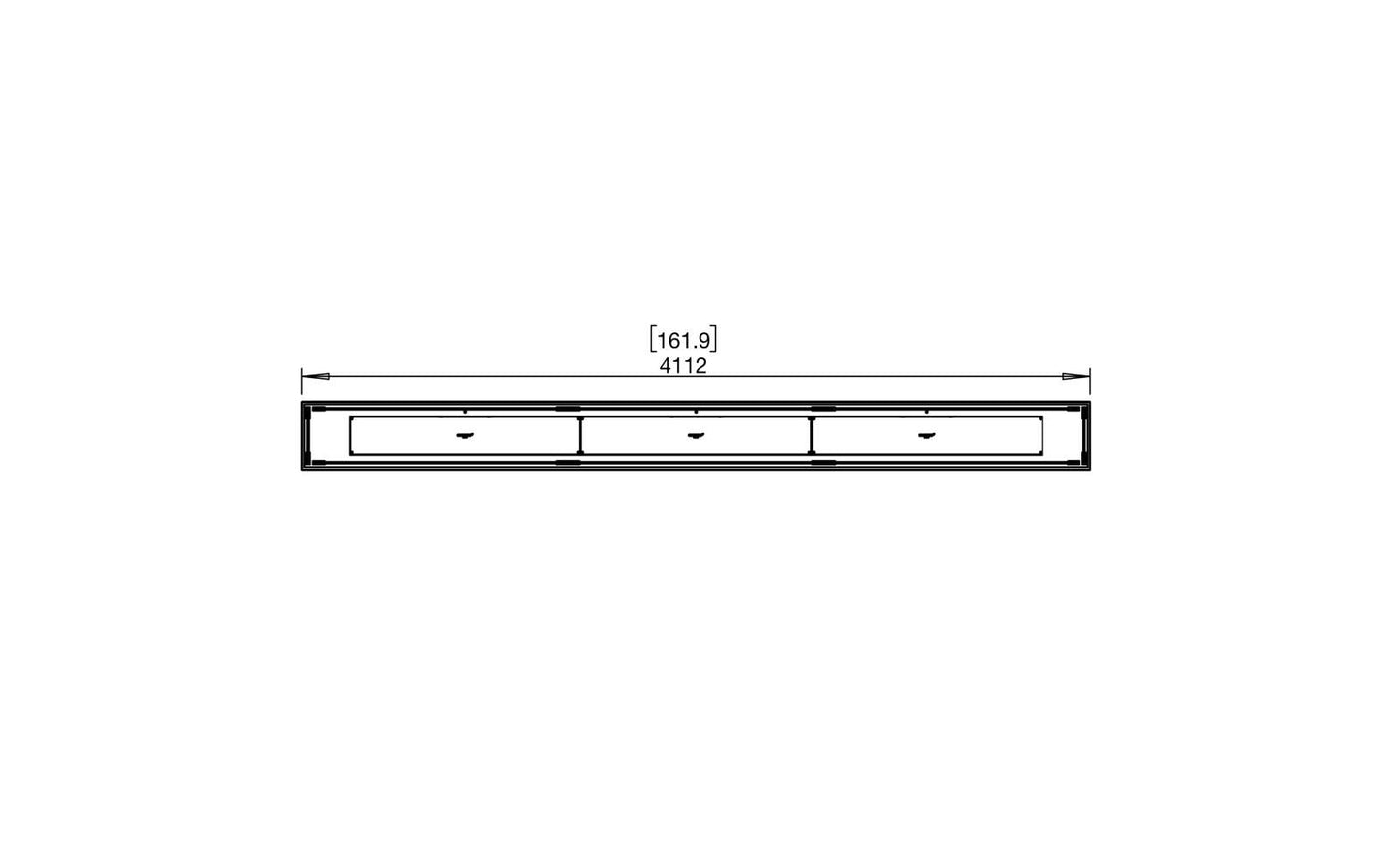 EcoSmart - Flex Fireplace 158BN - Bench - Black