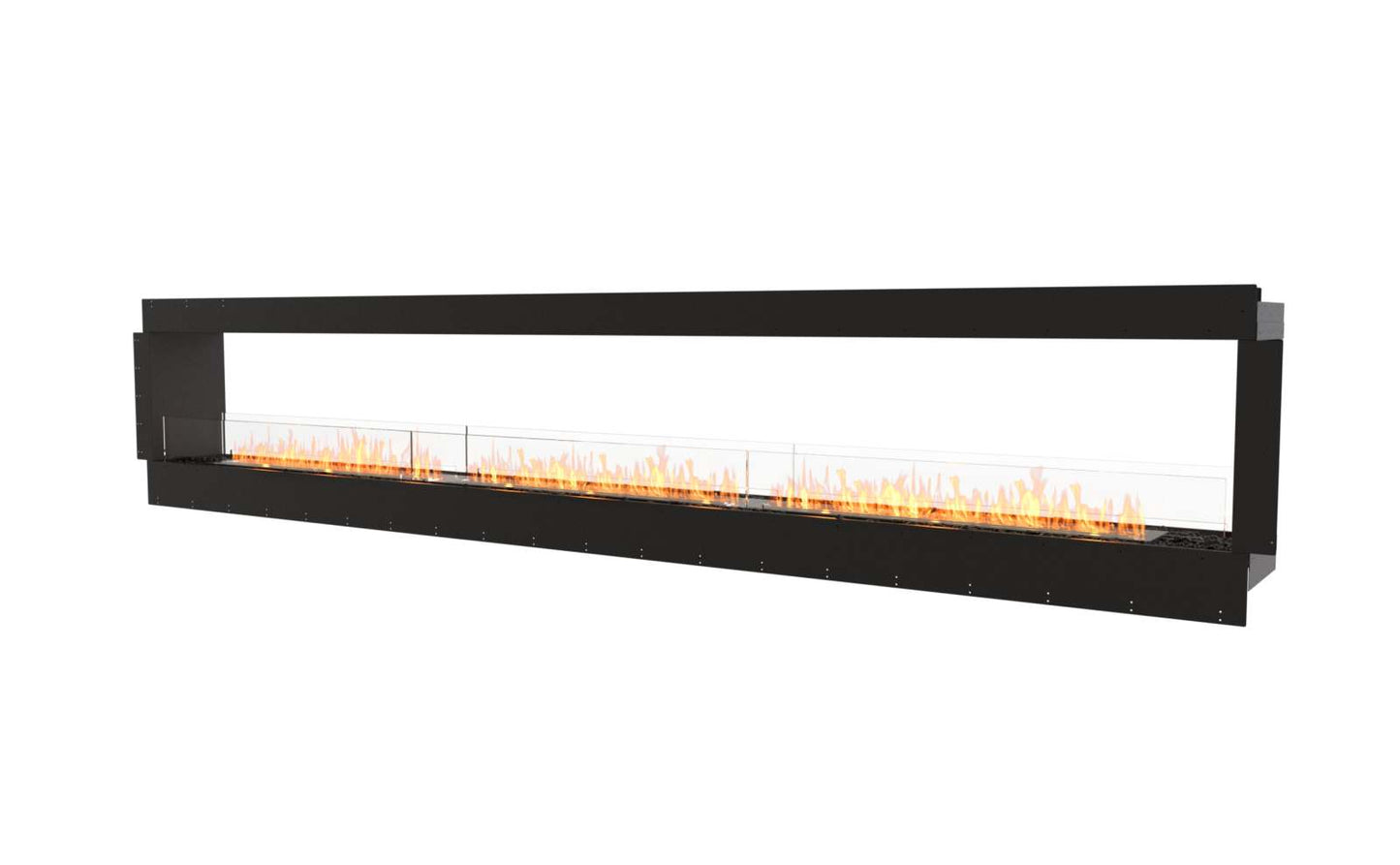 EcoSmart - Flex Fireplace 158DB - Double Sided - Black
