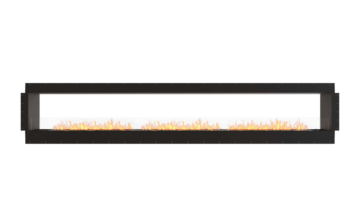 EcoSmart - Flex Fireplace 158DB - Double Sided - Black