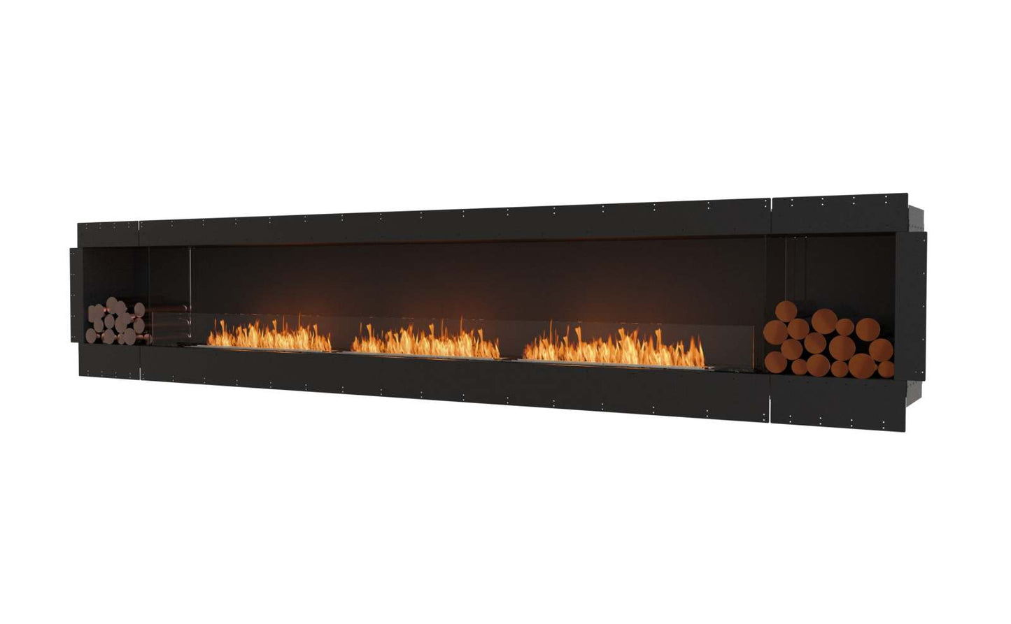 EcoSmart - Flex Fireplace 158SS.BX2 - Single Sided - Black